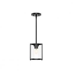 Astwood 1 Light Matte Black Cylinder Pendant Kitchen Light by Hunter 14 Astwood 1 Light Matte Black Cylinder Pendant Kitchen Light by Hunter -Hunter Sales matte black hunter chandeliers 19005 66 1000