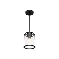 Astwood 1 Light Matte Black Cylinder Pendant Kitchen Light by Hunter 15 Astwood 1 Light Matte Black Cylinder Pendant Kitchen Light by Hunter -Hunter Sales matte black hunter chandeliers 19005 77 1000
