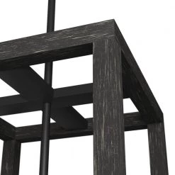 Squire Manor 4 Light Matte Black Lantern Pendant Kitchen Light by Hunter -Hunter Sales matte black hunter chandeliers 19084 77 1000