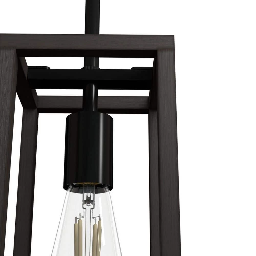 Squire Manor 1-Light Matte Black Island Mini Pendant Light by Hunter 6 Squire Manor 1-Light Matte Black Island Mini Pendant Light by Hunter - Image 4