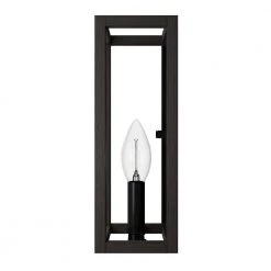 Squire Manor 1-Light Matte Black Wall Sconce with Dark Ash Frame by Hunter 15 Squire Manor 1-Light Matte Black Wall Sconce with Dark Ash Frame by Hunter -Hunter Sales matte black hunter vanity lighting 19669 c3 1000