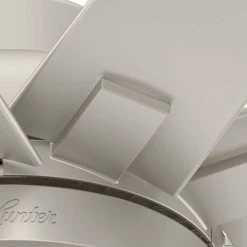 Overton 60 in. LED Indoor/Outdoor Matte Nickel Ceiling Fan with Light Kit and Wall Control by Hunter -Hunter Sales matte nickel hunter ceiling fans with lights 50719 1d 1000