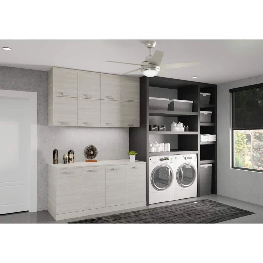 Indio 52 in. Indoor Matte Nickel Ceiling Fan with Light and Remote Control by Hunter 6 Indio 52 in. Indoor Matte Nickel Ceiling Fan with Light and Remote Control by Hunter - Image 4