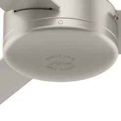 Presto 52 in. Indoor Matte Nickel Ceiling Fan with Wall Control by Hunter -Hunter Sales matte nickel hunter ceiling fans without lights 50812 66 1000