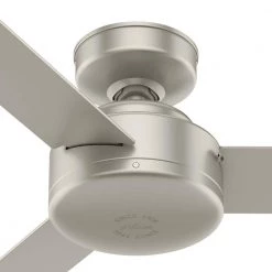 Presto 52 in. Indoor Matte Nickel Ceiling Fan with Wall Control by Hunter -Hunter Sales matte nickel hunter ceiling fans without lights 50812 fa 1000