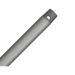 24 in. Matte Silver Extension Downrod for 11 ft. ceilings by Hunter