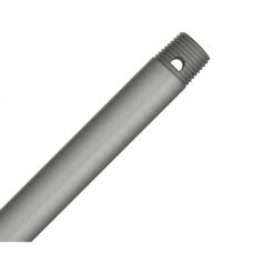 Original 72 in. Matte Silver Extension Downrod by Hunter