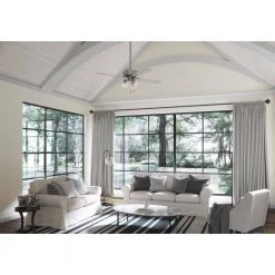 Pelston 52 in. Indoor Matte Silver LED Ceiling Fan with Light Kit by Hunter 19 Pelston 52 in. Indoor Matte Silver LED Ceiling Fan with Light Kit by Hunter -Hunter Sales matte silver hunter ceiling fans with lights 50323 31 1000