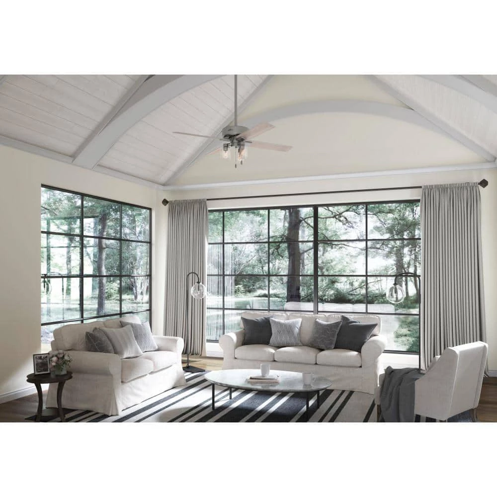 Pelston 52 in. Indoor Matte Silver LED Ceiling Fan with Light Kit by Hunter 11 Pelston 52 in. Indoor Matte Silver LED Ceiling Fan with Light Kit by Hunter - Image 9