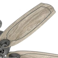 Pryce Park 54 in. LED Indoor Matte Silver Ceiling Fan with Light by Hunter 11 Pryce Park 54 in. LED Indoor Matte Silver Ceiling Fan with Light by Hunter -Hunter Sales matte silver hunter ceiling fans with lights 50492 4f 1000