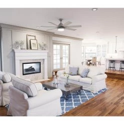 Whittington 60 in. LED Indoor Matte Silver Ceiling Fan with Light and Remote by Hunter 16 Whittington 60 in. LED Indoor Matte Silver Ceiling Fan with Light and Remote by Hunter -Hunter Sales matte silver hunter ceiling fans with lights 51183 40 1000