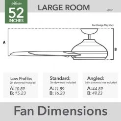 Amaryllis 52 in. Indoor/Outdoor Matte Silver Ceiling Fan with Light and Remote Control by Hunter -Hunter Sales matte silver hunter ceiling fans with lights 51192 40 1000