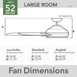 Kennicott 52 in. Outdoor Matte Silver Ceiling Fan with Wall Control by Hunter -Hunter Sales matte silver hunter ceiling fans without lights 51179 4f 1000