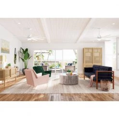 Overton 72 in. Outdoor Matte White Ceiling Fan with Light Kit and Wall Switch by Hunter -Hunter Sales matte white hunter ceiling fans with lights 50717 1f 1000