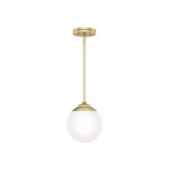 Hepburn 1 Light Modern Gold Brass Pendant Bedroom Light by Hunter -Hunter Sales modern brass hunter chandeliers 19018 66 1000