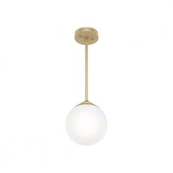 Hepburn 1 Light Modern Gold Brass Pendant Bedroom Light by Hunter -Hunter Sales modern brass hunter chandeliers 19018 77 1000