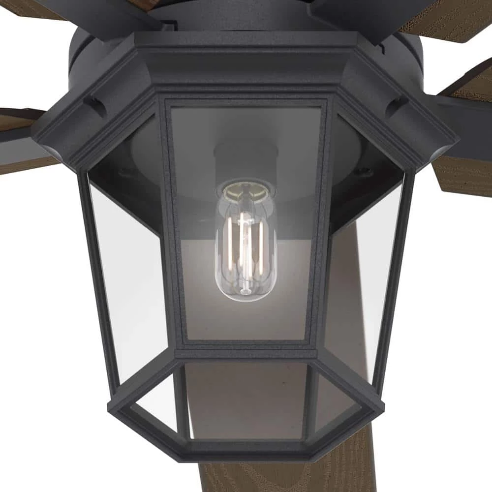 Candle Bay 52 in. Indoor/Outdoor Natural Iron Ceiling Fan with Light Kit and Remote by Hunter 13 Candle Bay 52 in. Indoor/Outdoor Natural Iron Ceiling Fan with Light Kit and Remote by Hunter - Image 11