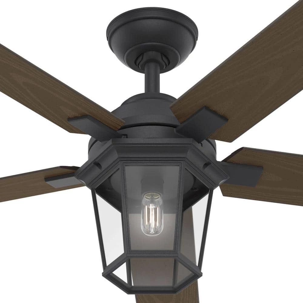 Candle Bay 52 in. Indoor/Outdoor Natural Iron Ceiling Fan with Light Kit and Remote by Hunter 14 Candle Bay 52 in. Indoor/Outdoor Natural Iron Ceiling Fan with Light Kit and Remote by Hunter - Image 12