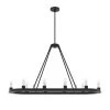 Saddlewood 10 Light Natural Iron Linear Chandelier Kitchen Light by Hunter -Hunter Sales natural iron hunter chandeliers 19027 64 1000