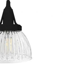 Cypress Grove 3 Light Natural Iron Island Chandelier with Clear Holophane Glass Shades Kitchen Light by Hunter -Hunter Sales natural iron hunter chandeliers 19141 a0 1000