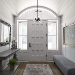 Sacha 4 Light Natural Iron Island Pendant Light with Clear Glass Shade Living Room Light by Hunter -Hunter Sales natural iron hunter chandeliers 19320 40 1000