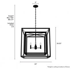 Doherty 4-Light Natural Iron Island Chandelier by Hunter -Hunter Sales natural iron hunter chandeliers 19408 1d 1000