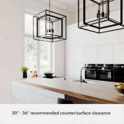 Doherty 4-Light Natural Iron Island Chandelier by Hunter -Hunter Sales natural iron hunter chandeliers 19408 66 1000