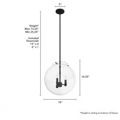 Sacha 3-Light Natural Iron Island Pendant Light with Clear Glass Shade by Hunter -Hunter Sales natural iron hunter chandeliers 19658 66 1000