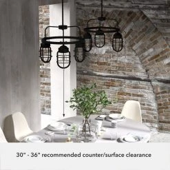 Starklake 3-Light Natural Iron Wagon Wheel Chandelier with Caged Metal Shades by Hunter 13 Starklake 3-Light Natural Iron Wagon Wheel Chandelier with Caged Metal Shades by Hunter -Hunter Sales natural iron hunter chandeliers 19665 1d 1000