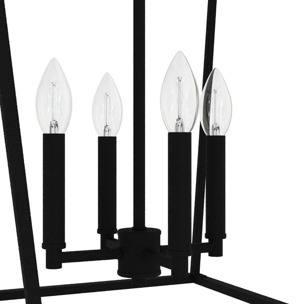 Laurel Ridge 4-Light Natural Iron Lantern Pendant Light by Hunter 6 Laurel Ridge 4-Light Natural Iron Lantern Pendant Light by Hunter - Image 4