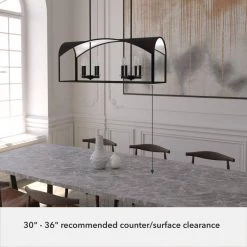 Dukestown 8-Light Natural Iron Island Chandelier with Silver Leaf Detailing by Hunter -Hunter Sales natural iron hunter chandeliers 19732 77 1000