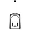 Dukestown 4-Light Natural Iron Lantern Pendant Light by Hunter