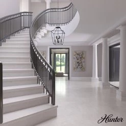 Laurel Ridge 8-Light Natural Iron Lantern Pendant Light by Hunter -Hunter Sales natural iron hunter chandeliers 19771 40 1000