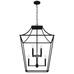 Laurel Ridge 8-Light Natural Iron Lantern Pendant Light by Hunter