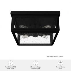 Felippe 12 in. 4 Light Natural Iron Flush Mount Bathroom Light by Hunter -Hunter Sales natural iron hunter flush mount lights 19269 1d 1000