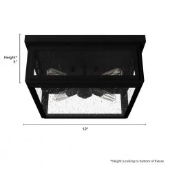 Felippe 12 in. 4 Light Natural Iron Flush Mount Bathroom Light by Hunter -Hunter Sales natural iron hunter flush mount lights 19269 66 1000