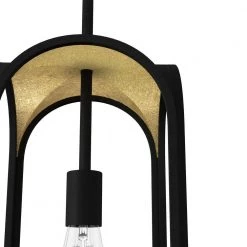 Dukestown 1-Light Natural Iron Lantern Pendant Light with Gold Lead Detail by Hunter -Hunter Sales natural iron hunter pendant lights 19737 a0 1000