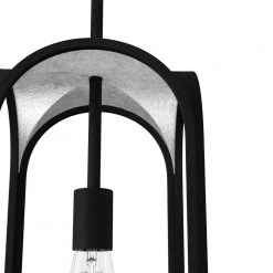 Dukestown 1-Light Natural Iron Lantern Pendant Light with Silver Lead Detail by Hunter -Hunter Sales natural iron hunter pendant lights 19738 a0 1000