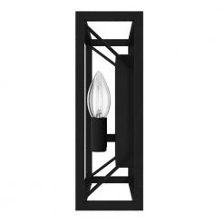 Doherty 2-Light Natural Iron Wall Sconce by Hunter 13 Doherty 2-Light Natural Iron Wall Sconce by Hunter -Hunter Sales natural iron hunter vanity lighting 19402 1d 1000