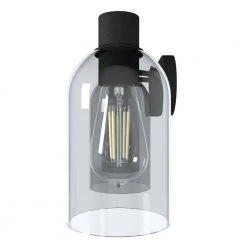 Lochemeade 28.5 in. 4 Light Natural Iron Vanity Light with Smoked Glass Shades Bathroom Light by Hunter 16 Lochemeade 28.5 in. 4 Light Natural Iron Vanity Light with Smoked Glass Shades Bathroom Light by Hunter -Hunter Sales natural iron hunter vanity lighting 19711 77 1000