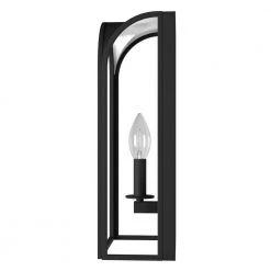 Dukestown 1-Light Natural Iron Wall Sconce by Hunter -Hunter Sales natural iron hunter vanity lighting 19730 1d 1000