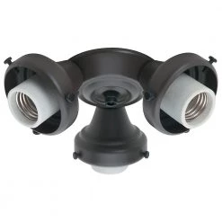 New Bronze 3-Light Ceiling Fan Light Kit by Hunter