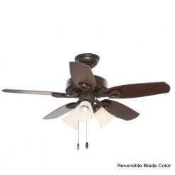 42 in. Indoor New Bronze Builder Small Room Ceiling Fan with Light Kit by Hunter -Hunter Sales new bronze hunter ceiling fans with lights 52107 40 1000