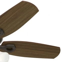 42 in. Indoor New Bronze Builder Small Room Ceiling Fan with Light Kit by Hunter -Hunter Sales new bronze hunter ceiling fans with lights 52107 66 1000