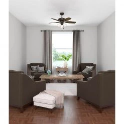 42 in. Indoor New Bronze Builder Small Room Ceiling Fan with Light Kit by Hunter -Hunter Sales new bronze hunter ceiling fans with lights 52107 a0 1000