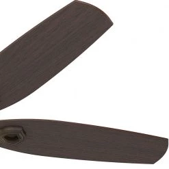 Builder Deluxe 52 in. Indoor New Bronze Ceiling Fan with Light Kit by Hunter -Hunter Sales new bronze hunter ceiling fans with lights 53091 1d 1000