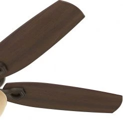 Builder Deluxe 52 in. Indoor New Bronze Ceiling Fan with Light Kit by Hunter -Hunter Sales new bronze hunter ceiling fans with lights 53091 66 1000