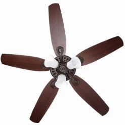 Builder Plus 52 in. Indoor New Bronze Ceiling Fan with Light Kit by Hunter -Hunter Sales new bronze hunter ceiling fans with lights 53238 66 1000