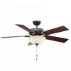Pro's Best Five Minute 52 in. Indoor New Bronze Ceiling Fan with Light Kit by Hunter 1 Pro's Best Five Minute 52 in. Indoor New Bronze Ceiling Fan with Light Kit by Hunter -Hunter Sales new bronze hunter ceiling fans with lights 53250 64 1000