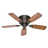 Low Profile IV 42 in. Indoor New Bronze Ceiling Fan by Hunter -Hunter Sales new bronze hunter ceiling fans without lights 51061 64 1000